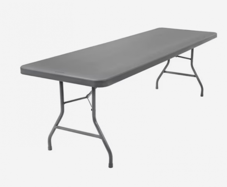 8 Ft Gray Table