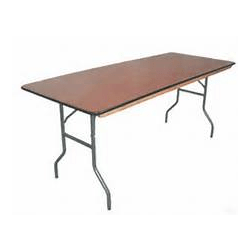 8 FT Wood Table 