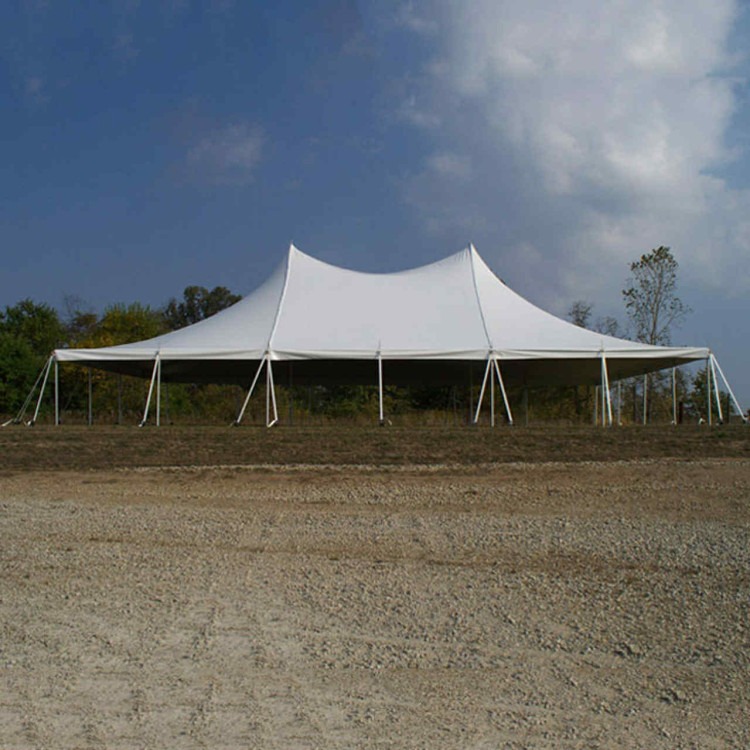 Perfected Parties 40x60 High Peak Pole Tent Beyond Summer: Beautiful Tent Weddings in Late Fall, Winter & Early Spring